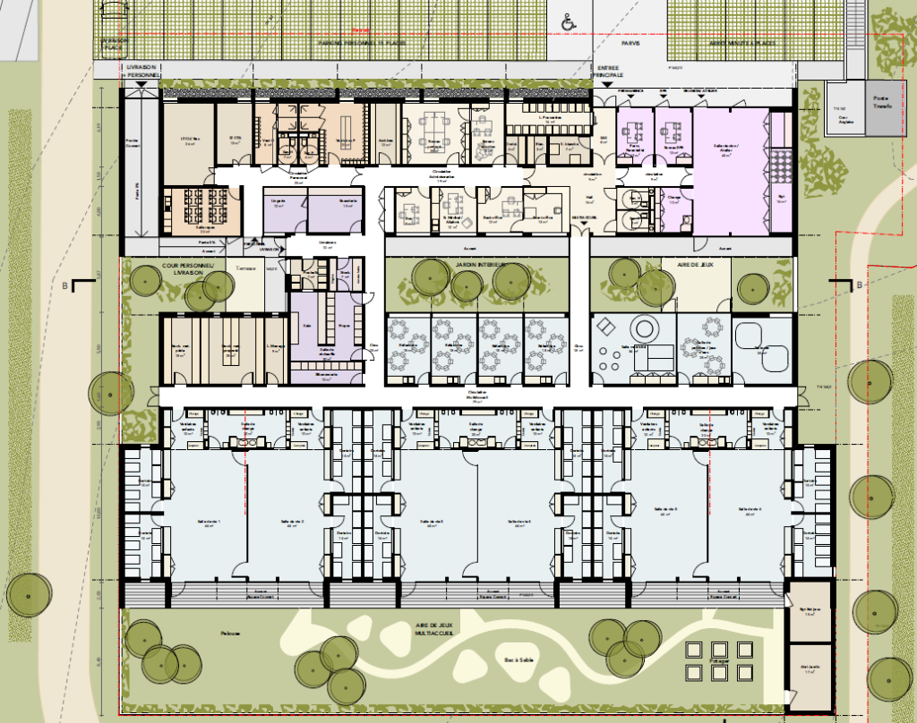 Plan détaillé Pole Petite Enfance image